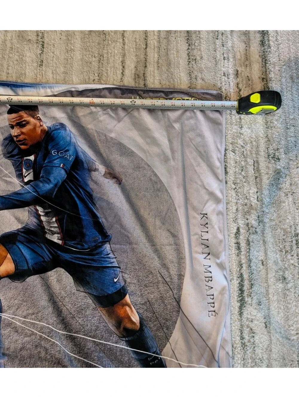 FIFA 23 Kylian Mbappe PlayStation HyperMotion GameStop Promo Fabric Banner Flag